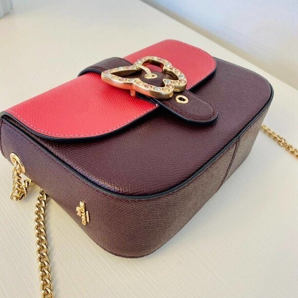 Coach purse Gemma Crossbody In Colorblock With Butterfly Buckle - Picture 9 of 12